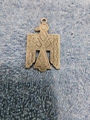 Double Sided Vintage Thunderbird Pendant