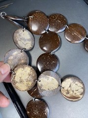 Vintage Belt or Necklace Estate Jewelry Pre-Owned Coconut Shell Any Size to 40″