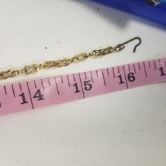 Vintage Prong Set Orange & Lemon Rhinestone Necklace 16.5″ Gold-Tone Icey Choke