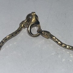 Vintage Italy Sterling Silver 925 Twisted Box Chain Necklace 18″
