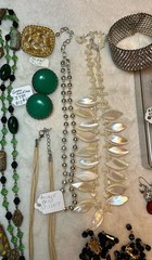 Vintage Jewelry Lot Some Signed Rhinestone Brooch Necklace Clip Earring Over 25!