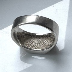 Vintage Men’s Sterling Silver Turquoise Inlay Ring Sz 10 Silver Fox Mark Unisex
