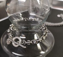 Philippe Audibert Chain Bracelet Silver Used Not specified
