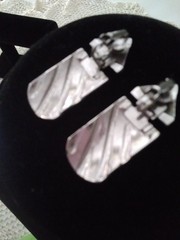 Vintage Silver Toned Clip On Earrings