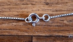 Vintage Estate Sterling Silver Oval Pendant Necklace With CZ Stones!! 4 Grams!!