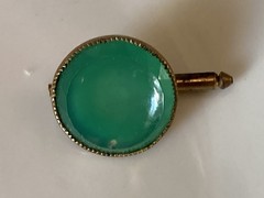 Vintage Dress Studs Lot – Mother of Pearl, Enamel & Onyx – One Marked Example
