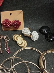 Vintage 2 Modern Costume Jewlery Lot Necklaces Earrings Bracelets Pins And More