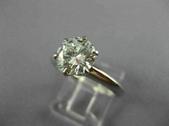 LARGE TIFFANY & CO GIA 1.52CT DIAMOND PLATINUM GOLD ENGAGEMENT RING E VS2 #26497