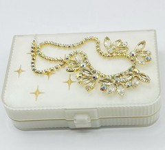 🔥Vint. AB Clear-Champagne Rhinestone Necklace Not Signed (was $99)