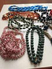 Vtg Costume Jewelry Lot Lucite Acrylic Faux Bakelite Amber Tortoise 11 Pc
