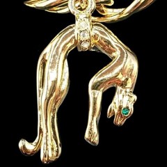 Jackie Collins Charm Bracelet Hollywood Kids Lucky Lady Boss Panther Vintage 80s