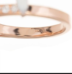 Antique 1.03ct Diamond PSD Triple Halo Trapezoid 18k Pink Gold Engagement Ring