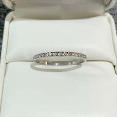 Vtg Women’s Milor Italy Silver 925 Band Eternity Stacking Rings Sz 10 Set of Two