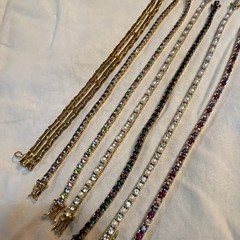 Joan Rivers Classics Collection Interlocking Interchangeable Tennis Bracelet Set