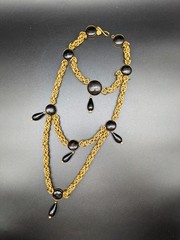 YSL Vintage Yves Saint Laurent Rive Gauche statement necklace