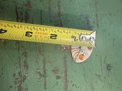 Vintage Signed Nanci Mushroom Ladybug Mid Century MCM Enamel Copper Pin Brooch