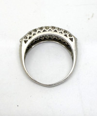 Antique 1.20 tcw Natural Diamond Ring 800 Platinum w/Card Appraisal – Size 6 3/4