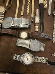 Westclox Seiko Timex Bulova Relic Mixed Lot Wristwatches & Pocket Watch