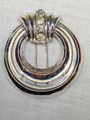 5 Pc Vintage Brooch & Earrings Lot 1960’s Dangle Brooch Clip ons All Coro Pieces