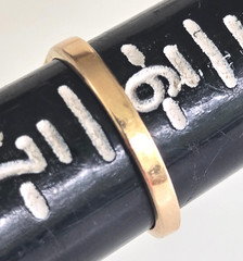 Vintage 14K Jostens Ruby Spinel Signet Style Ring Size 6.25 2.76grams
