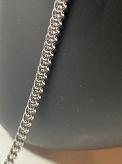 Signed: AVON 20″ Necklace Aquamarine Marquise Rhinestone Pendant Silver Tone RS