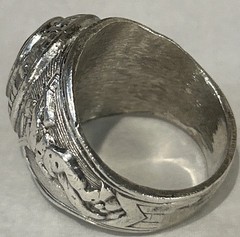 Vintage Taylor Maid Sterling Silver U.S. Army Military Ring –Red Stone **Read**