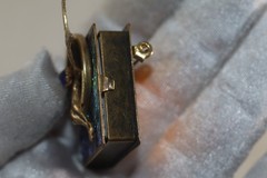 Vintage Raelinda Woad Miniature Book Brooch Angel Fairy Story