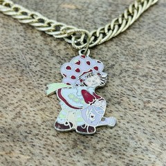Strawberry Shortcake Bracelet Charm AGC 6.5 in Vintage 1980 Authentic
