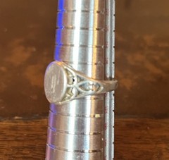 925 Vintage Sterling Silver Art Deco Rings 5.8 Grams Total Weight JP Monogram