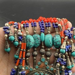 Unique Stunning Star Shape Amazing Multicolour Pendant Beautiful Beaded Necklace