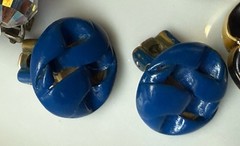 Lot of Vintage Costume Clip-on Earrings 13 Sets Very Good/Excellent