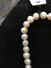 Judith Jack Sterling Silver Marcasite, Pearl and 14KT Gold necklace RARE 3