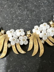 Rare Vtg Crown Trifari Forget-Me-Not Collection Choker 50’s Original Box