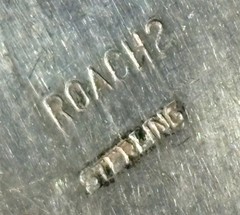 VTG 70s Sterling Silver Cuff Bracelet Bill Roach ROACH2 Abstract Modernist Art