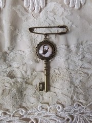 General James Ewell Brown Stuart, CSA, Cameo Kilt Pin Brooch, Timeless!