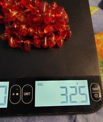 VTG Baltic Amber Nugget Necklace 26″ Hand Knotted Cognac Honey Graduated 32.5g