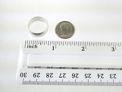 Wheeler Manufacturing Sterling Silver Band Ring 925 Size 5.5 Weighs 3.6g 6.09mm