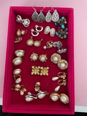 Vintage Jackie Collin’s Napier Monet and many more pairs of higher end earrings