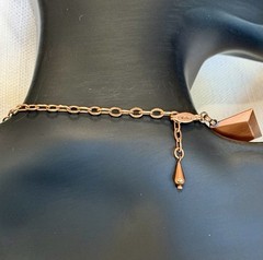 1950’s Vintage MATISSE RENOIR CHILE NECKLACE MCM Copper & TURQUOISE Enamel
