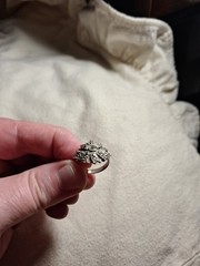 Antique Vintage Ring Morganite? Engagement Ring Unmarked Very Beautiful And Old