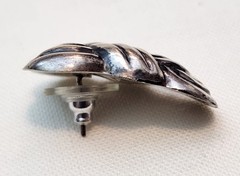 Vintage Weave Knot Sterling FAS Stud Earrings