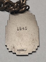 1940s Michigan Football League Championship Sports Charm Bracelet Gold