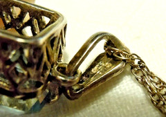 VTG Jewelry Lot :Cubic Zirconia- 925 CM, Victorian Prehnite , Tourmaline