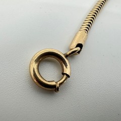 Victorian 1/20 12k Gold Filled Snake Chain Necklace 15.5 Inch 2.36mm 9.34g