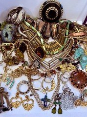 Vintage Estate Costume Jewelry Lot! AVON, MONET and more!