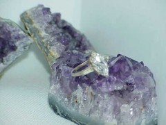 Sterling Ring 3.00ct Marquise & Baguette Solitaire Sz5.5 2.7Gr Vintg engagement