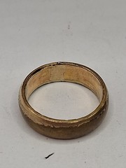 Antique Victorian Era Gold? Wedding Band Marked “Pat Dec 27.70” (Dec 27th 1870).