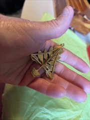 Vintage Rare Signed Original By Robert Christmas Tree Brooch-Green Ivy Branches