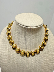 MMA Signed Vtg Gold Plated Necklace w/ Spikes – Museum of Modern Art