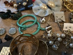 60 Pairs Vintage Earring Lot 1980s 1990s Pierced